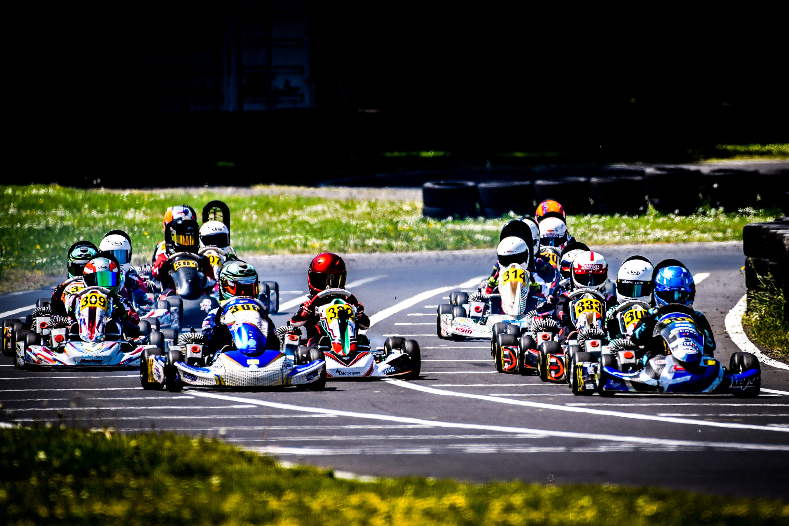 Start der Mini beim ROK Cup Germany